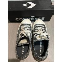 ราคา ส่งต่อ รองเท้าผ้าใบ converse สีดำขาว ของแท้มือสอง สภาพนางฟ้า (24722174904)