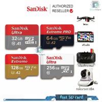 ราคา Sandisk Memory Card MicroSD 32GB 64GB 128GB Classic 10 Ultra A1 A2 U3 Extreme Extreme Pro (54461901208)