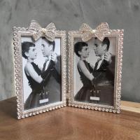 ราคา กรอบรูปคู่ 4 x 6 นิ้ว สไตล์วินเทจคลาสสิก bingkai gambor ขาตั้งโปสเตอร์ตกแต่งบ้าน (20680097484)