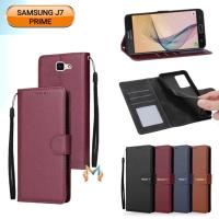 ราคา Flip Case Leather SAMSUNG J7 PRIME Leather Wallet Casing Open Close (42578572552)