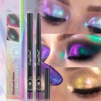 ราคา Diamond Shining Eyeliner Long-Lasting Color Developing Eyeliner Gel Pen Chameleon Long-Lasting Non-Fading Polarized Eyeliner04260426 (47809531363)