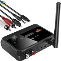 ราคา TAR 5.3 เครื่องรับสัญญาณเสียงไร้สายรองรับ U-disk อะแดปเตอร์เสียง AUX 3.5 มม.RCA Optical Ja สําหรับรถยนต์ทีวีลําโพง PC N (29344950531)