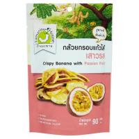 ราคา บ้านมะขาม กล้วยกรอบแก้วไส้เสาวรส 90กรัม (11834087142)
