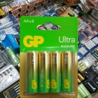 ราคา (แพคสุดคุ้ม8ก้อน) ถ่านGP Ultra Alkaline Size AA (LR6) 1.5V 8ก้อน จำนวน1แพค ของใหม่ ของแท้ (7831553797)