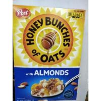 ราคา Post HBO Almonds แผ่น ข้าวโพด ข้าวสาลี และข้าวโอ๊ต อบกรอบ ผสม น้ำผึ้งและถั่วอัลมอนด์ 411 กรัม ราคาสุดฟิน (5694022381)