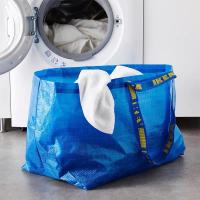 ราคา กระเป๋าใส่ Ikea Frakta (ขนาดใหญ่) 71L / Beg Ikea Blue Bag Laundry Carrier Recycle Reusable Beg Biru (45611857476)