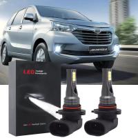 ราคา สําหรับTOYOTA AVANZA 2012 2013 2014 2015 2016 2017 2018 2019 2020 2021 2022 2PCสีขาว 12-32V 6000K LEDหมอกด้านหน้าหลอดไฟชุดCG CHEN LIYE (46110218529)