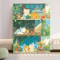 ราคา ชุดอุปกรณ์วาดภาพด้วยมือสำหรับงานศิลปะสีน้ำมัน พร้อมภาพประกอบและสีดิจิตอล (42722770723)