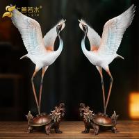 ราคา ซางซานรัว น้ําเต่าเครนขยายปีเครื่องประดับทองแดงเครนเต่าอายุยืนให้อาวุโสชายชราของขวัญวันเกิด 0813 (57861802427)