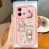 ราคา เคสโทรศัพท์ HP สําหรับ Infinix Smart 7 Smart 7 HD Case Small Apple Dog Case วัสดุซิลิโคนที่ดี Cesing Softcase Kesing (49161229857)
