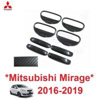 ราคา ครอบมือจับประตู มิตซูบิชิ มิราจ 2016 - 2023 เบ้ารองมือเปิด Mitsubishi Mirage เบ้ากันรอย ถาดรอง มือเปิด เบ้ามือ (24211502656)