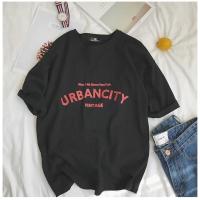 ราคา K023 Oversize Shirt : เสื้อยืด Oversize สไตล์เกาหลี(สีดำ) (340611898)
