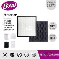 ราคา แผ่นกรองอากาศ HEPA H13 สำหรับ Sharp รุ่น FU-A28TA, FP-J30TA, FP-F30TA, FP-GM30B-B, FP-JM30B และ KC-F30TA-W (9155464597)