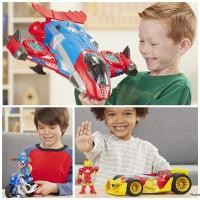 ราคา Playskool Heroes Marvel Spiderman Ironman Super Hero Adventures Figure and Jetquarters (23746365020)