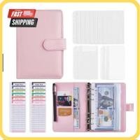 ราคา Macaron A5/A6 หนังหลวม Refill Notebook Cover โลหะเกลียว Binder Planner Note Book (46902327938)