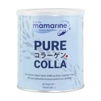 ราคา Mamarine Pure Colla มามารีน คอลลาเจน คอลลาเจนเปปไทด์ บำรุงผิว บำรุงข้อ จำนวน 1 กระป๋อง ขนาด 100 กรัม 19852 (8266798735)