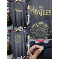 ราคา เสื้อยืดวินเทจสีดำลายวงTheBeatles(ไซส์XL) (43406610910)
