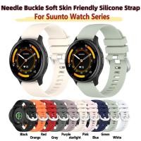 ราคา เข็มหัวเข็มขัดซิลิโคนสําหรับ Suunto นาฬิกา Run Race Nautic S แนวตั้ง Ocean 9 5 3 2 Peak Pro Fitness Series Smartwatch Ultra Light Breathable สายรัดข้อมือ (56500705352)