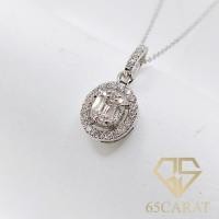 ราคา 65Carat - จี้เพชรแท้ เพชรเบลเยี่ยมน้ำสวย 0.26กะรัต ไฟดีทุกเม็ด ทองคำแท้9K รหัสPE650014 (47512585997)