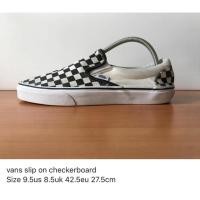 ราคา vans slip on checkerboard ของแท้100% (380639251)