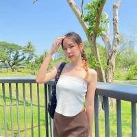 ราคา ส่งต่อเสื้อเกาะอกสีขาว (41422216812)