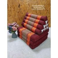 ราคา หมอนสามเหลี่ยม10ช่อง3พับ สีส้ม 590บาท (40078581924)