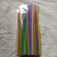 ราคา หลอดดูดน้ำแฟนซี คละสี 6มิล จำนวน50เส้น ยาว26cm ยืดได้33cm (9246177929)