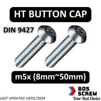 ราคา สกรูหัวจม HT m5 x 8mm~50mm DIN9427 (Zinc) (น๊อตเลน, สกรูฝาปุ่มอัลเลน) (ก้าน 0.8mm) (41465542451)