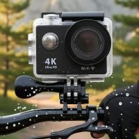 ราคา กล้องแอคชั่น 4K 12MP หน้าจอ 2 นิ้ว เลนส์มุมกว้าง 170° กันน้ําลึก 30 ม. (52911566543)