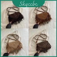 ราคา Fringed Contemporary Textured Crossbody Bag มีซิปผู้หญิงสําหรับกระเป๋า (42782104924)