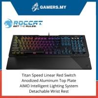 ราคา ROCCAT Vulcan 121 AIMO RGB Mechanical Gaming Keyboard - สวิตช์สีแดงความเร็วเชิงเส้น (53762238725)
