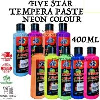 ราคา FIVE STAR TEMPERA PASTE 400ML น้ํากึ่งสําเร็จรูป TEMPERA (สีฮัน) [ NEON COLOUR ] (41030376331)
