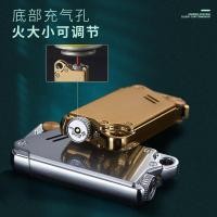 ราคา Lไฟแช็กโลหะล้อทรายรุ่นใหม่ เติมแก๊ส จุดไฟตรง เปลวไฟสีน้ำเงิน กันลม (48455033088)