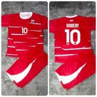 ราคา MERAH INDONESIAN NATIONAL TEAM JERSEY RED AND WHITE CHILDREN NUMBER 10 ROMENY - COMPLETE SET - INDONESIAN NATIONAL TEAM FOOTBALL SHIRT SET FOR BOYS BECKHAM 7 - COOL MATERIAL, รุ่น ABS (40031775946)