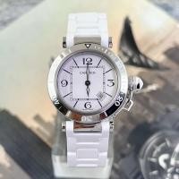 ราคา Cartier Cartier Cartier Pasa W3140002นาฬิกาผู้หญิงควอตซ์ 33มม (57062525202)