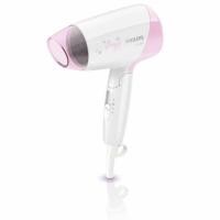 ราคา Philips รุ่น HP8120 สีขาว-ชมพู 1200 วัตต์ รับประกัน 2 ปี ไดร์เป่าผมพับได้ (14554866461)