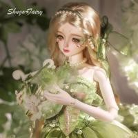 ราคา ตุ๊กตาBJD 1/4 Fuka C ShugaFairy FullSet Spring Green Elf Small Chest Ball Jointed Doll Female Resin Figure (55460335718)