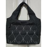 ราคา กระเป๋า FAUCHON Quilting Eco Bag Parisแท้15×9" shoulderbagผ้าไหมควิทช์นุ่มปักลายหอไอเฟล สวยหรู ใบใหญ่ ป้ายแบรนด์ครบ (27464666572)
