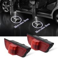 ราคา Hys 2 ชิ้น Led รถประตูยินดีต้อนรับ Ghost Shadow โลโก้โปรเจคเตอร์ Ambient โคมไฟสําหรับ Mercedes Benz W204 C180 C200 C220 C260 C300 C450 อุปกรณ์เสริม (22470732452)