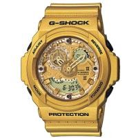 ราคา Casio G-Shock นาฬิกาข้อมือผู้ชาย สายเรซิ่น รุ่น GA-300GD-9A - สีทอง (283186777)
