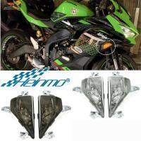 ราคา สําหรับ KAWASAKI NINJA 250/300/400/650/1000/ZX6R/636/599 650R ER6F LED ไฟเลี้ยวด้านหน้า (28736294459)