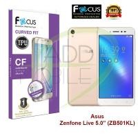 ราคา Asus Zenfone Live 5.0" (ZB501KL)ฟิล์มลงโค้งเต็มหน้าจอ Focus (Curve Fit TPU) (970024616)