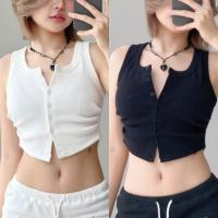 ราคา WARM WEARS - mira crop top เสื้อกล้ามกระดุม จีบเอว (27979633732)