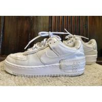 ราคา (ไนกี้) Nike Air force 1 Shadow Triple White (17474670388)