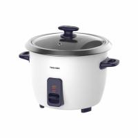ราคา TOSHIBA หม้อหุงข้าวฝาเปิด ขนาด 1.3 ลิตร รุ่น RC-13MHUTH(B) สีขาว (45557988233)