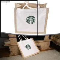ราคา [ONCEMORG]Starbucks Canvas Tote Bag Bento Bag Tote Bag (57912274967)