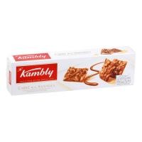 ราคา แคมบลีย์บิสกิตช็อกอัลมอนด์ 80กรัม Kambly Carre Aux Amande 80g. (29533875679)