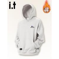 ราคา มัน izzue หนักคลุมด้วยผ้าเสื้อกันหนาวผู้ชายผู้หญิงขนแกะซับหนาอบอุ่นด้านบนฤดูหนาวรูปแบบใหม่คู่เสื้อสวมหัว 4พี (52810735875)