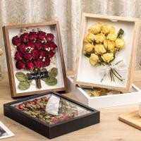 ราคา กรอบรูป 3 มิติ ประดับดอกไม้แห้ง กรอบรูปลึก 3 ซม. 5 ซม. หลายขนาด ตกแต่งโต๊ะ (45061662889)