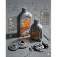 ราคา น้ำมันเบรกและคลัทช์ SHELL DOT 3 ขนาด 0.5 และ 1 ลิตร (42131254173)